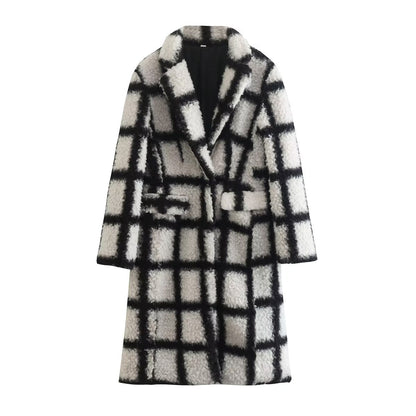 Women's Fashion Lapel Long Coat Overcoat