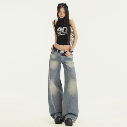 Pants for Women Loose Straight Leg Wide Leg Pants